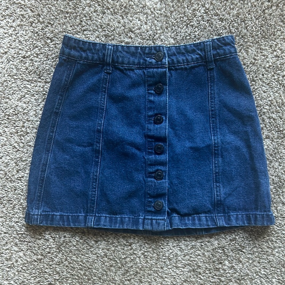 Denim Mini Skirt